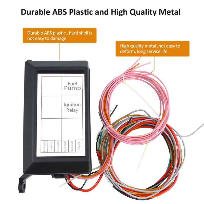 TIKSCIENCE Swap Relay and Fuse Box Block Kit, Waterproof Standalone Wiring Harnesses Fit for LS1 6.0 5.3 4.8 LSx, with 2 relays and 6 fuses - Image 5